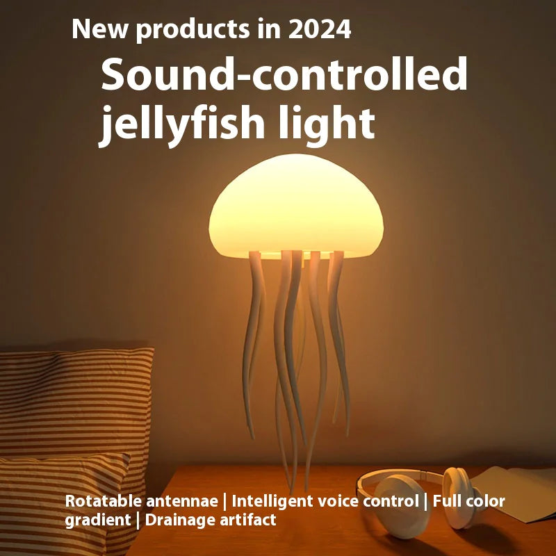 Voice Control Jellyfish Night Light